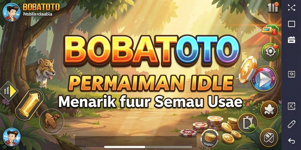 Tampilan gameplay menarik dan santai dari BOBATOTO.