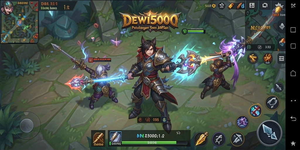Tampilan gameplay seru dalam dunia ARPG yang fantastis.