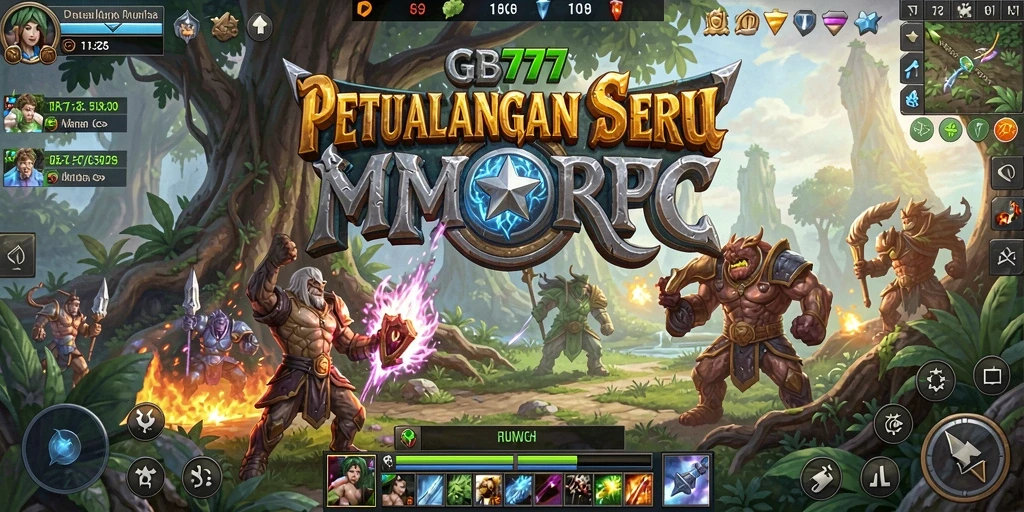 Tampilan gameplay seru GB777 dalam dunia MMORPG