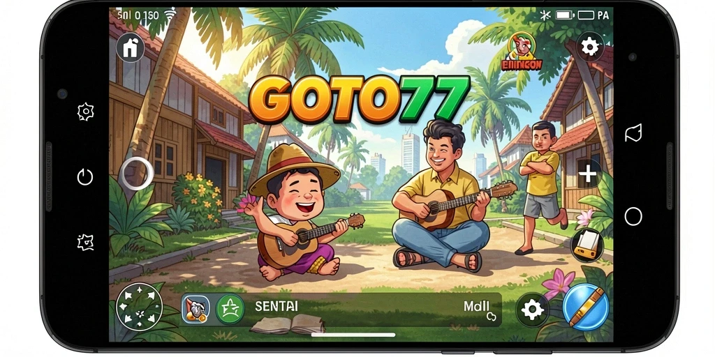 Screenshot GOTO77 menampilkan gameplay yang menghibur dan santai.