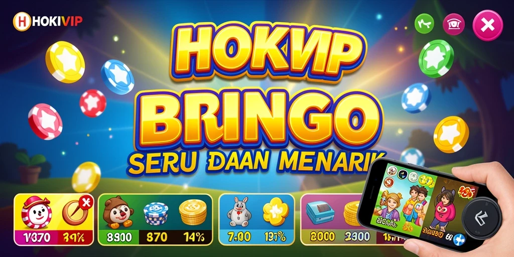 Tampilan gameplay menarik saat bermain HOKIVIP Bingo.
