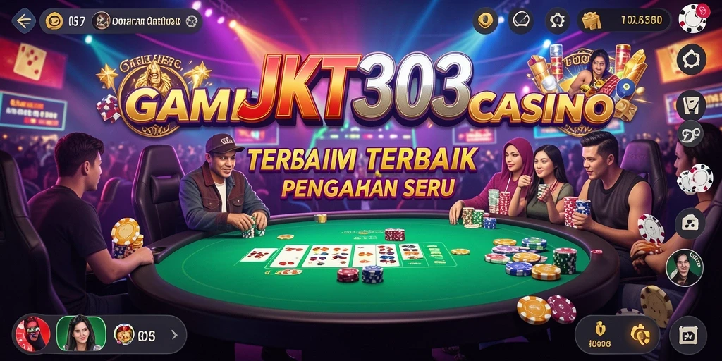 Tampilan gameplay Live Casino yang seru di JKT303.