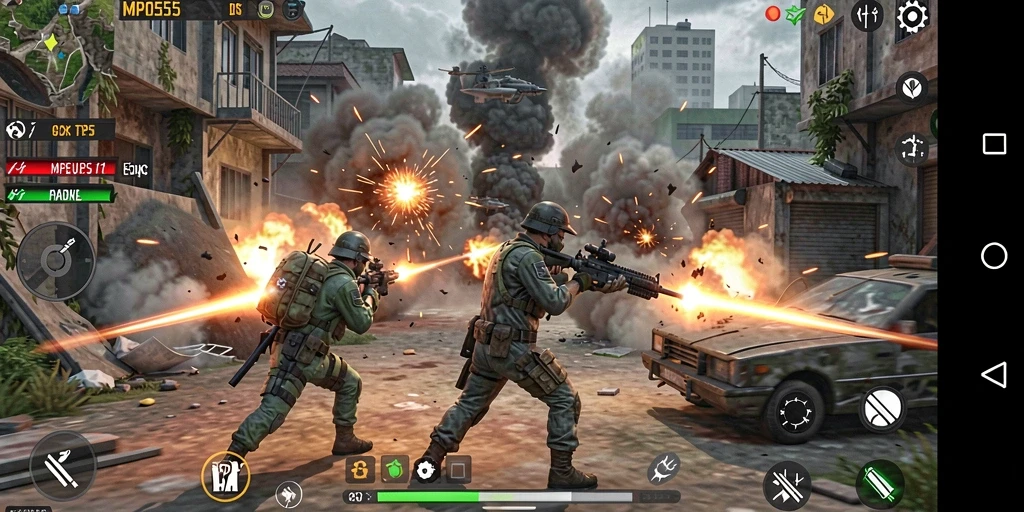 Tampilan gameplay MPO555 yang mendebarkan di arena tempur.