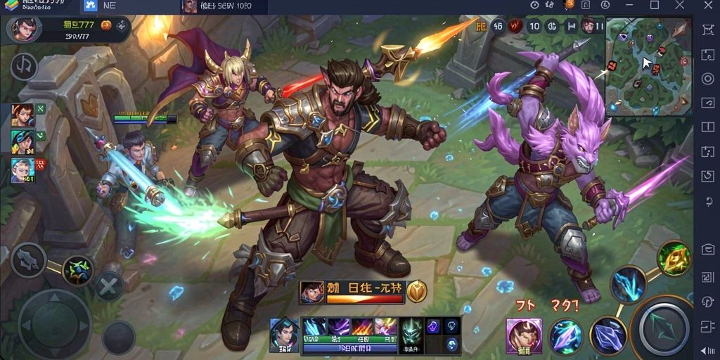 Tangkapan layar gameplay NEX777 menampilkan aksi seru dan strategi tim yang mendebarkan.
