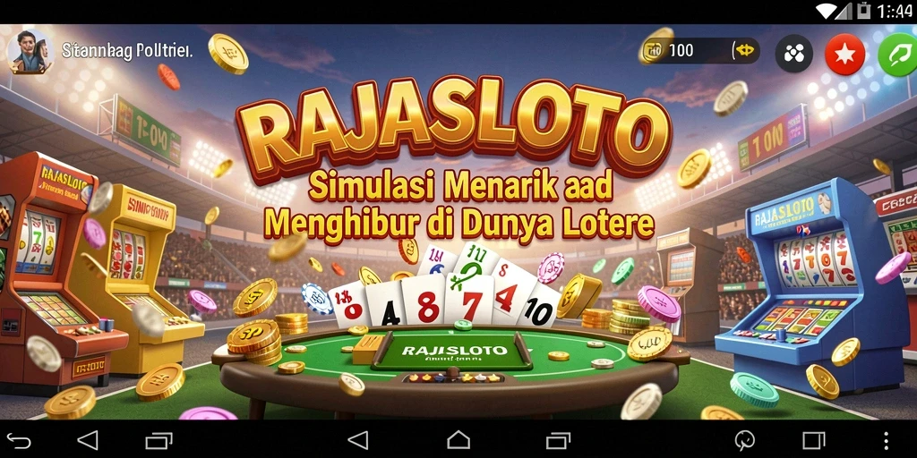 Tampilan menarik dari gameplay RAJASLOTO yang penuh warna.